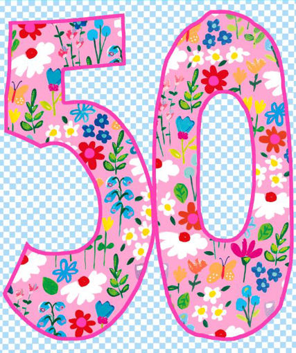 Picture of 50 BIRTHDAY CARD